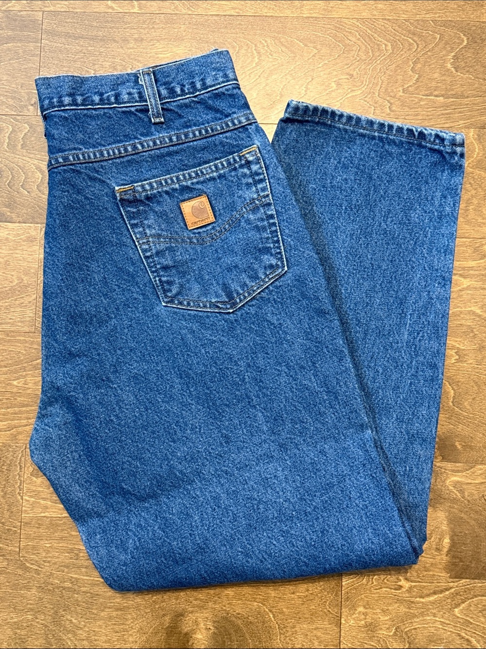Carhartt B17 DST Relaxed Fit Jeans 40x32 Discontinued 100% Cotton Darkstone
